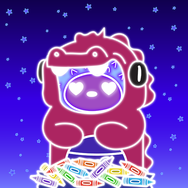 Was lucky enough to mint a dino suit today!!!
#NewProfilePic #coolmanuniverse <a href="/coolmanbabies/">babies</a>