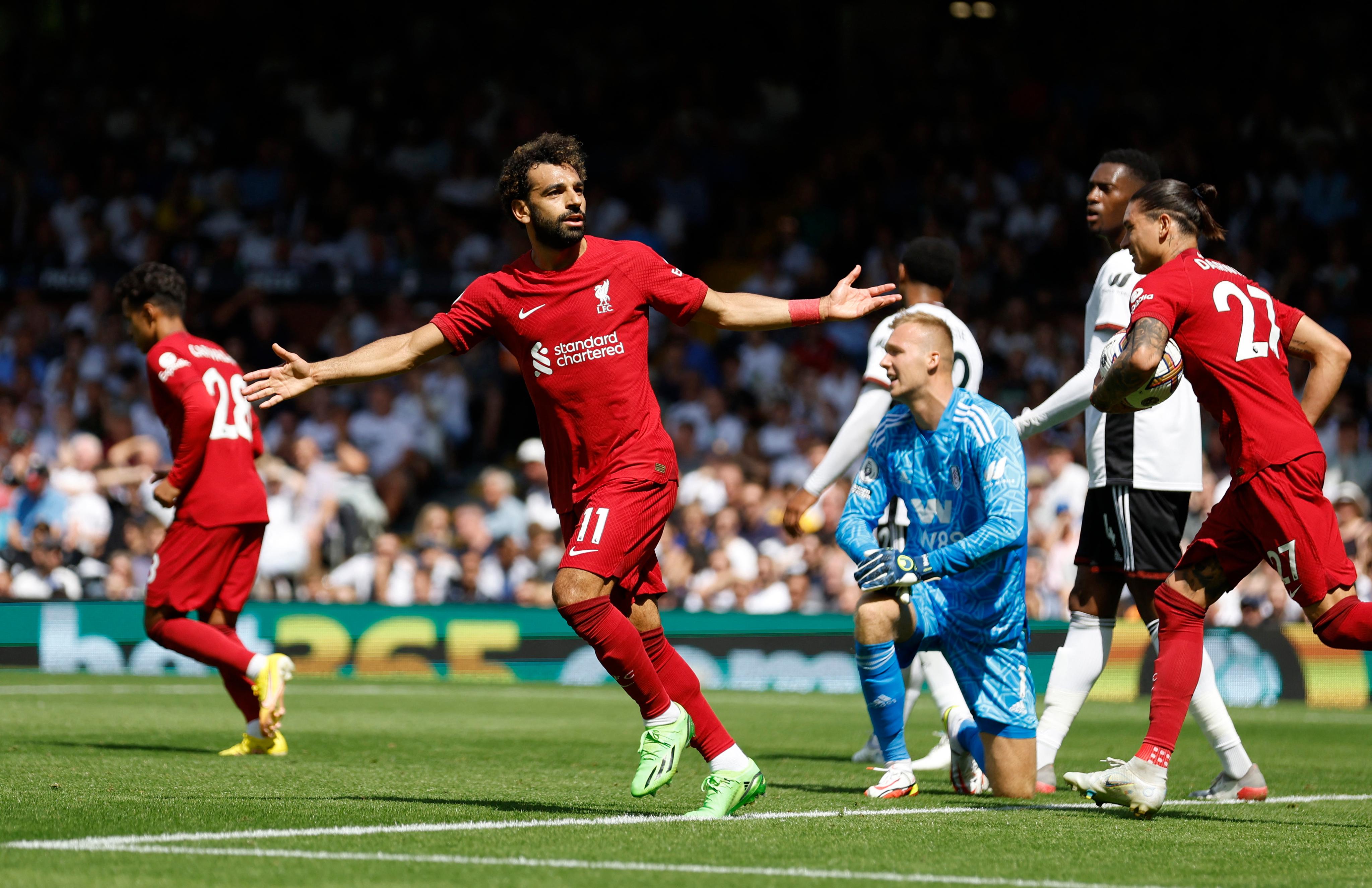 Fulham FC vs Liverpool FC / Twitter