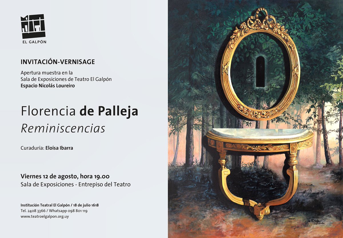 dePalleja_'s tweet photo. Con mucha alegría los invito a mi primera exposición individual en Montevideo. Espero puedan acompañarme! https://t.co/oHXIw8AU0E