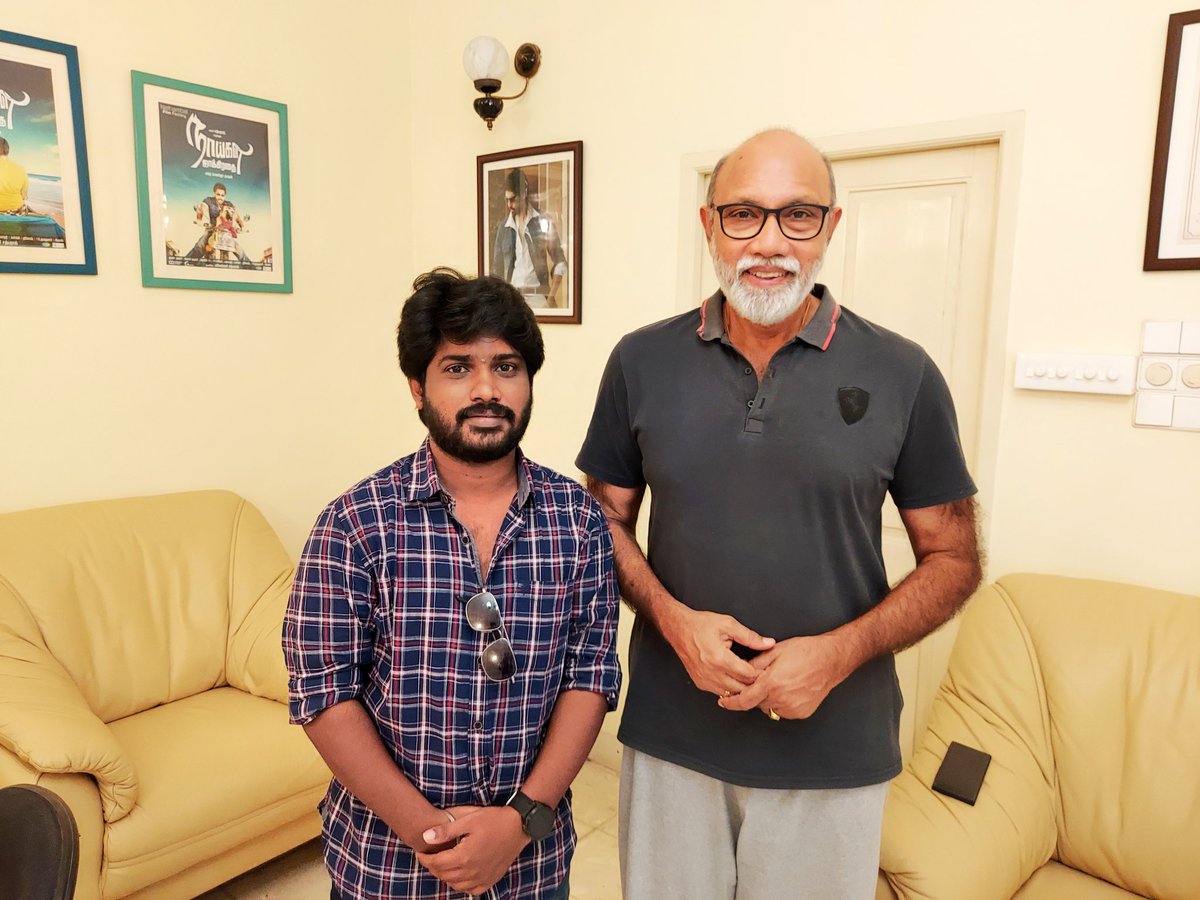 Privileged to have met Actor #sathyaraj  sir for my next project. Had a wonderful time being there. Massive update on the way.❤💯💥
#BabiGeorge #babiteam #lifeofbabi #cinemalover #indiancinema #TamilCinema