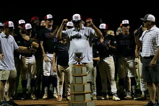TheNECBL's tweet image. What an incredible season and a way for the @MV_Sharks to cap it all off with an undefeated run in the playoffs to win the Fay Vincent Cup! Congratulations!