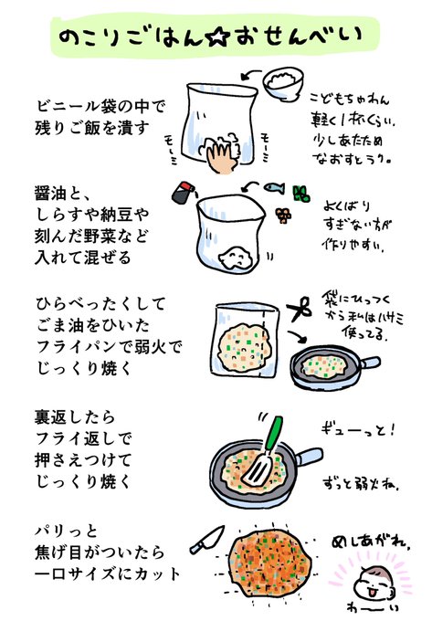 偏食息子に野菜とか食べさせたい私のレシピです。
パリパリした食感や、手づかみ食べが好きな子にもオススメです。 