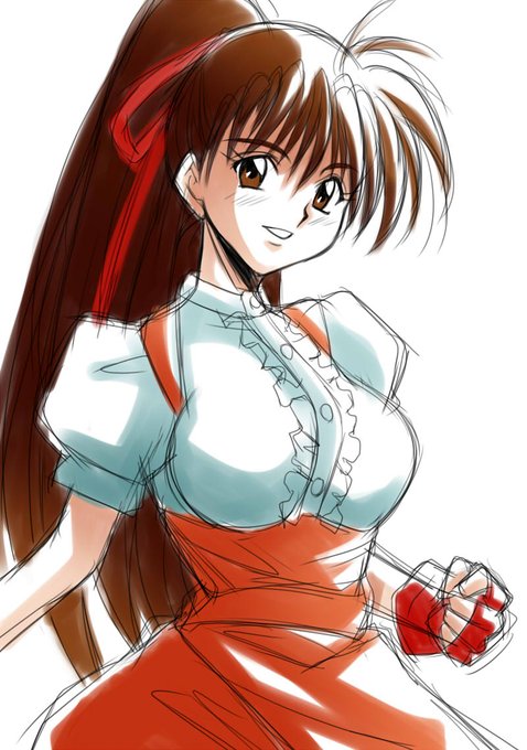 誕生日らしいので以前描いたのを簡単にぬりぬり
#ヴァリアブルジオ 
#VG 
#武内優香  
#格ゲーキャラ描こうぜ 