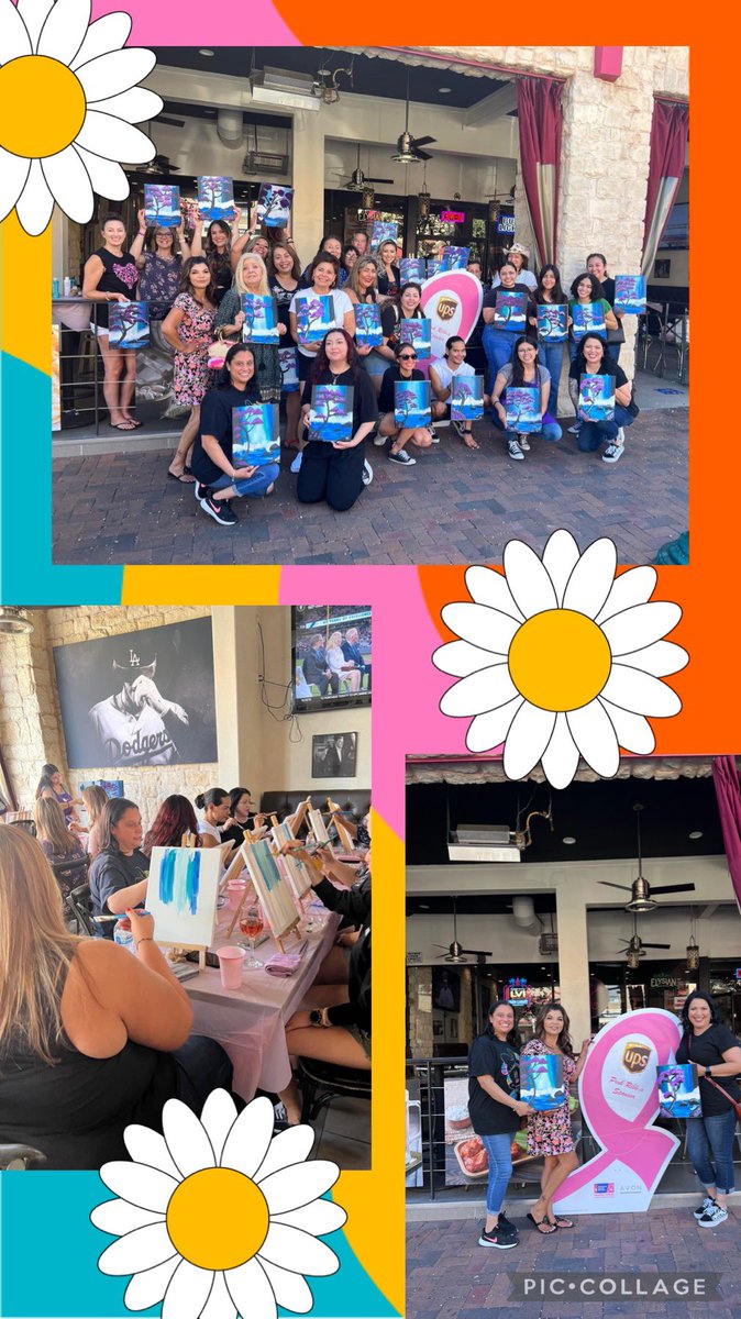 Had a great time #PaintingForTheCause #FightAgainstBreastCancer Thank you to our beautiful host <a href="/eliaa_luna/">Elia Luna</a> ❤️ #UPSers <a href="/sybsalas/">sybil</a> <a href="/RathboneKellie/">Kellie Rathbone</a> <a href="/vargaszslq/">Anitra Vargas</a> @Bologni17 <a href="/divine2wincom/">Trina Norman</a> <a href="/SoCalSoUS/">SoCal - Women in Operations</a> <a href="/jimweber88/">Jim Weber</a> <a href="/Buckeyelouie/">TrablS</a> <a href="/GregPietrek/">Greg Pietrek</a>