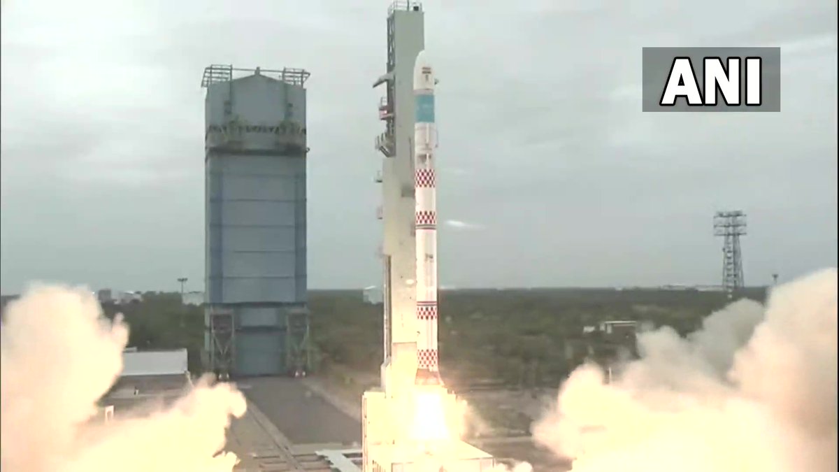 ANI's tweet photo. ISRO launches SSLV-D1 carrying Earth Observation Satellite (EOS-02) and a student-made satellite-AzaadiSAT from Satish Dhawan Space Centre, Sriharikota

(Source: ISRO) https://t.co/OnqgCAgk1F