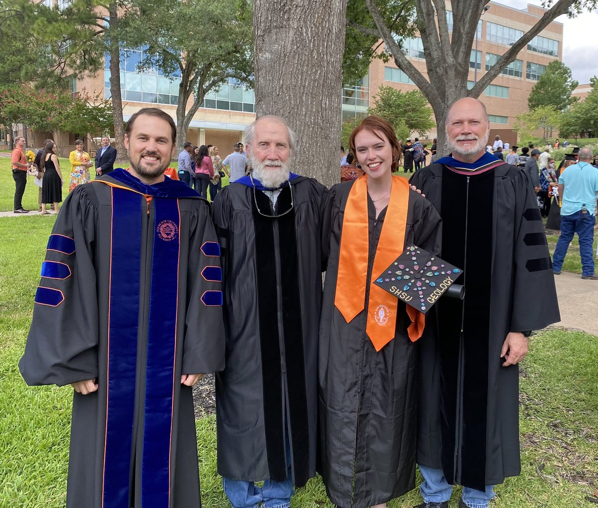 Congratulations to all of our Summer graduates 🎓🧡.  Senior spotlight is on Meghan Puente - both a Physical Geology &amp; Geologic Hazards TA.  Meghan is headed to grad school at Western Kentucky University &amp; was awarded a graduate assistantship with tuition paid and a stipend ⚒