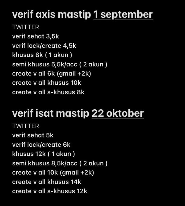 glufairy's tweet photo. @busifess halooo! 👋🏻 lagi nyari nokos verif ya? ke @forgfr aja yuk! fast rep bisa dm/wa https://t.co/yjXEO4dDOs. payment all e-wallet bisa qris💫 https://t.co/T1ddQmn55g