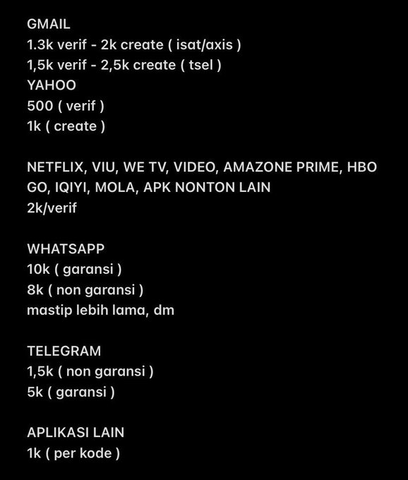 glufairy's tweet photo. @busifess halooo! 👋🏻 lagi nyari nokos verif ya? ke @forgfr aja yuk! fast rep bisa dm/wa https://t.co/yjXEO4dDOs. payment all e-wallet bisa qris💫 https://t.co/T1ddQmn55g