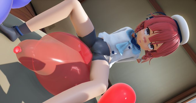 昨日はバルーンの日だったので戯れる海防艦達を(? #バルーンの日 