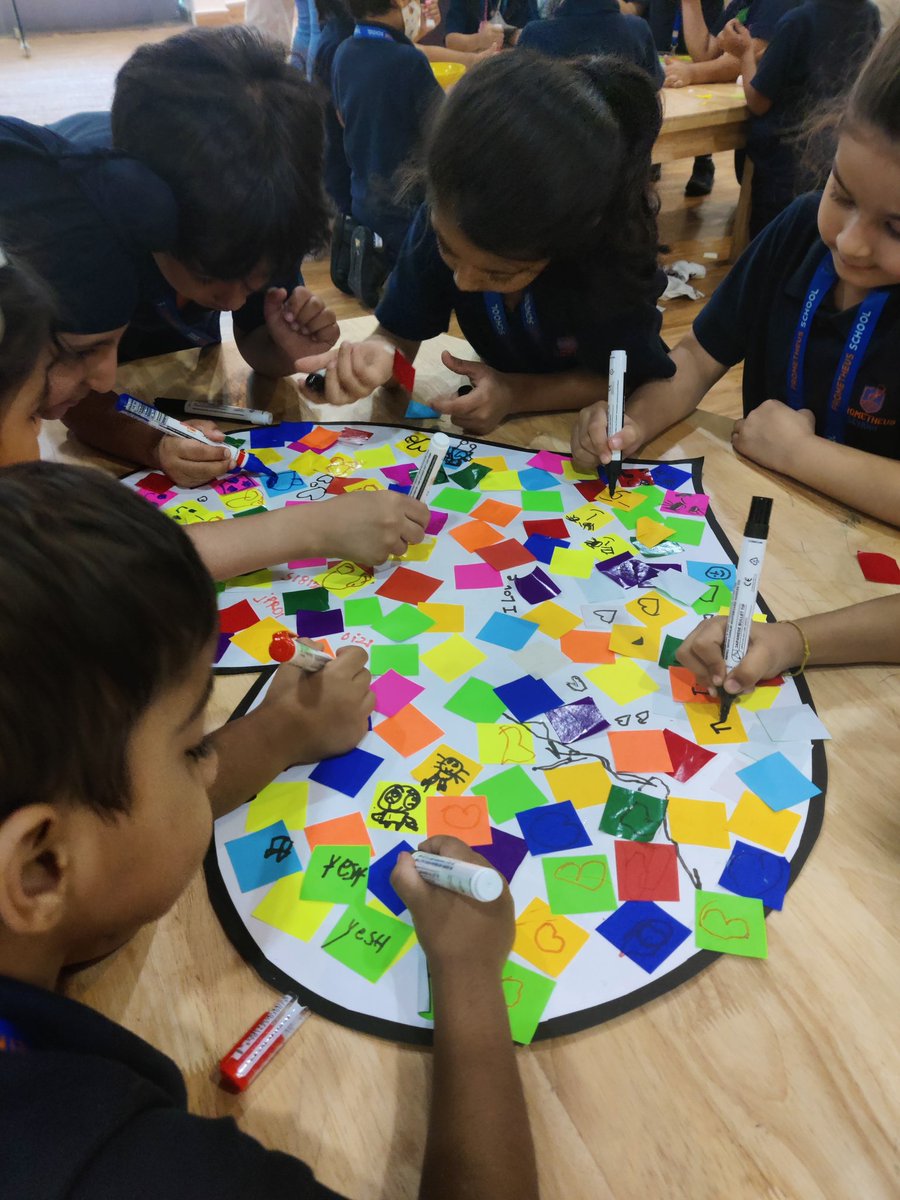 #kindergarten Ss celebrated the bond of #friendship and #togetherness with their #Friends. Wishing everyone #HappyFriendshipDay!! <a href="/deepa_nanda/">deepa nanda</a> <a href="/AneeshaSahni/">aneesha sahni</a> <a href="/Prometheus_Edu/">Prometheus School</a>