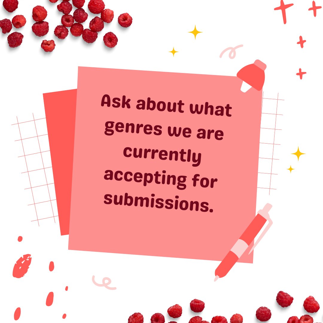 Ask about what genre we are accepting for submissions.