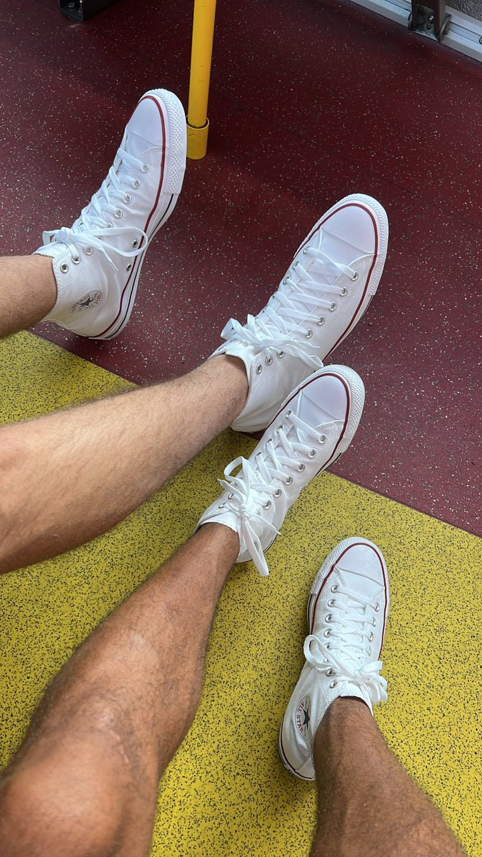 tyycolly's tweet photo. Who’s new white converse will get dirty first? https://t.co/LXQ2frUa9b