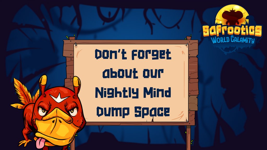 safrootics's tweet photo. Don't forget about our Nightly Mind Dump spaces!
We are live 9-10pm EST everyday but Wednesdays! We would love to see you there and just to talk about become closer friends!
#NFTics #safrootics #TicTime #blockchaingaming https://t.co/r8r6VTUjdT