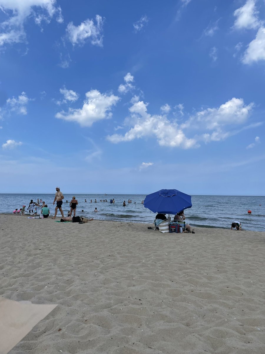 After a wonderful but busy #BCCE2022, it was great to relax at the Lake Michigan beach #evanstonbeaches #beachday