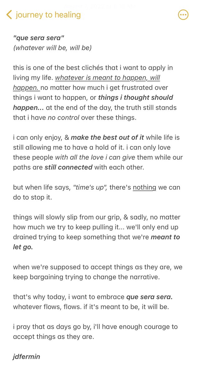 jervyfermin's tweet photo. august 7 // que sera sera. i'm tired of trying to push things the way i want them to happen. https://t.co/rlBHXty5K0