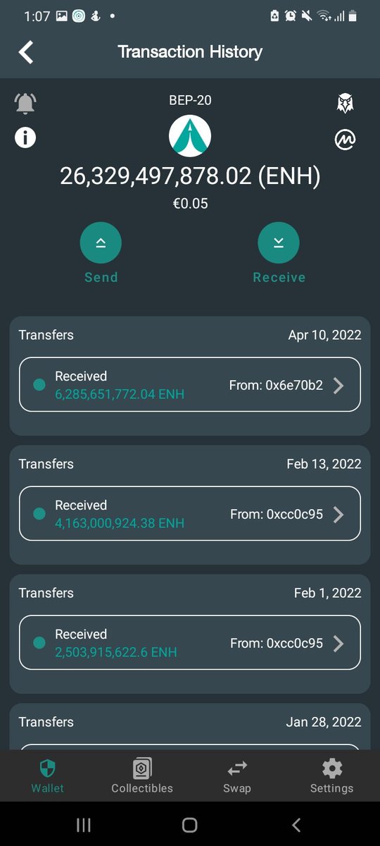 tomshondub's tweet photo. Yo from 26 billion to 2.6 million to zero!how is that?#enchancetoken #BitBurn #enchance #SAFEMOONARMY  #SAFEMOON @chaseacecoleman #scammer https://t.co/D7fIWlJOGh