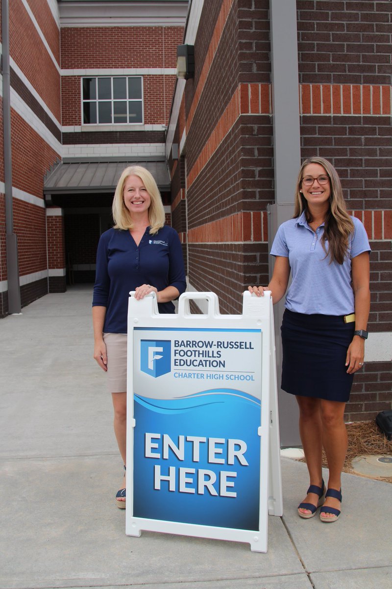 A second Foothills Education Charter High School site will open in Barrow County on Monday, Aug. 8!
The new site will be located at Russell Middle School, located at 364 W. Candler Street Winder.