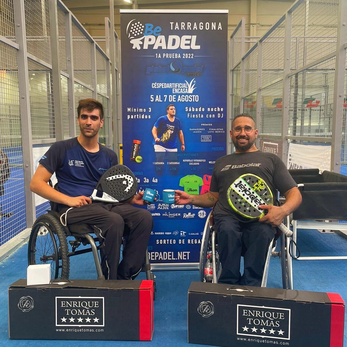 CEPACatalunya_'s tweet photo. Estrenem categoria adaptada al circuit BePadel! 🙌
La pròxima serà al setembre i de categoria inclusiva.
Gràcies a la organització de BePadel i al club Global Padel de Reus
Seguim! 🤩
#padel #padeladaptado #padeladaptat #padelinclusivo #padelinclusiu #padelensilla #padelencadira https://t.co/JkYS9k7RvI