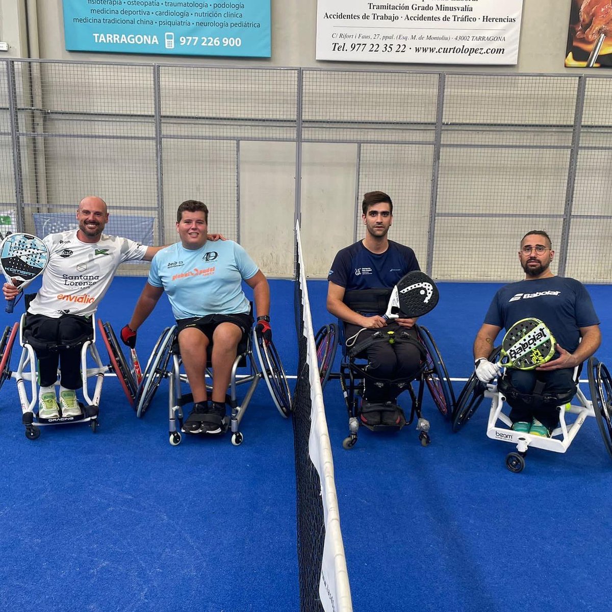 CEPACatalunya_'s tweet photo. Estrenem categoria adaptada al circuit BePadel! 🙌
La pròxima serà al setembre i de categoria inclusiva.
Gràcies a la organització de BePadel i al club Global Padel de Reus
Seguim! 🤩
#padel #padeladaptado #padeladaptat #padelinclusivo #padelinclusiu #padelensilla #padelencadira https://t.co/JkYS9k7RvI