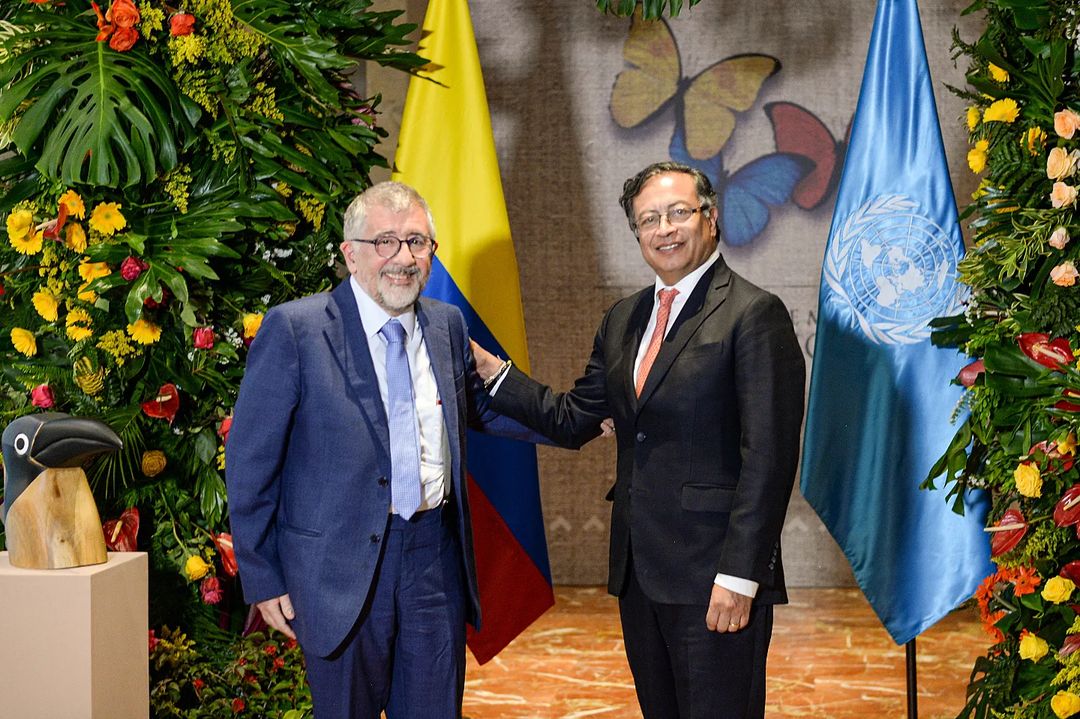 cepal_onu's tweet photo. Secretario Ejecutivo a.i. #CEPAL @MarioCimoli se reuni�� hoy con Presidente electo de #Colombia @petrogustavo y Vicepresidenta electa @FranciaMarquezM. La #CEPAL apoyará técnicamente al país en políticas de industrialización y transición energética. https://t.co/wy1ktJ3l3p