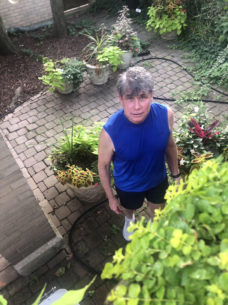 Just finished a 7.5 mile run in 93 degree weather. I haven’t sweat this much since my sentencing.