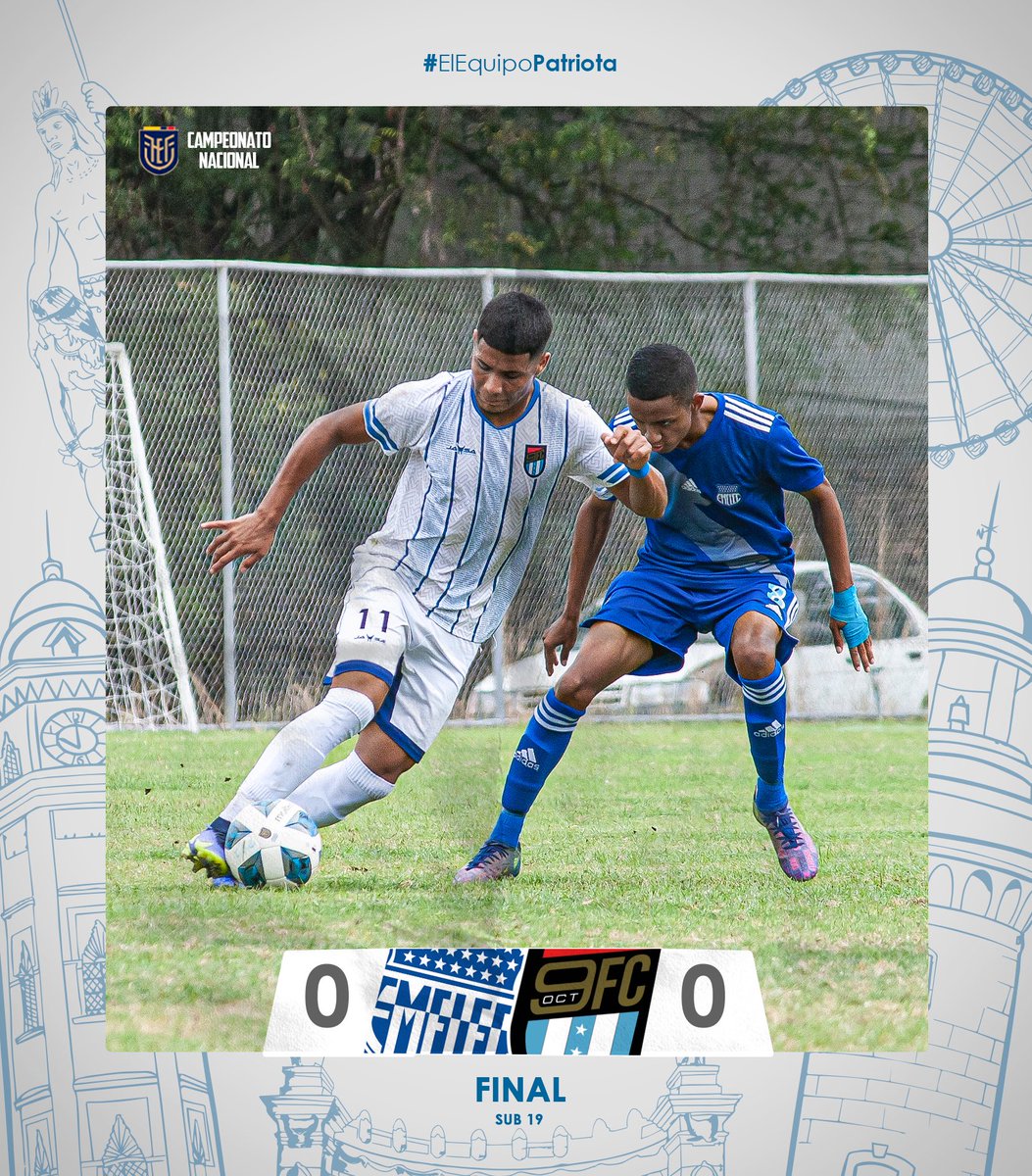Formativas9Oct's tweet photo. Final de los partidos. ⚽️🔚
Torneo Campeonato Nacional 🏆🇪🇨
#CSE |0-0| #9OCT
Categoría: Sub19

#CSE |3-0| #9OCT
Categoría: Sub17

#LaNueveEsperanza 
#ElEquipoPatriota https://t.co/p31NQDkbcG