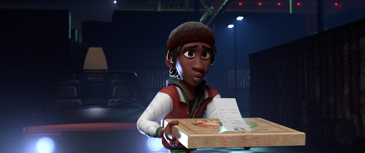 Jeremy_Schaef's tweet image. here&apos;s some work in progress renders 

took a lot of finessing to get the fog, rim light, and the overall blue mood I was going for in Maya. Final renders were pretty close to what i wanted. I did end up adding additional rim light in nuke

Iteration is the key! #TheBoxAssassin📦