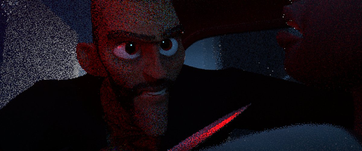 Jeremy_Schaef's tweet image. here&apos;s some work in progress renders 

took a lot of finessing to get the fog, rim light, and the overall blue mood I was going for in Maya. Final renders were pretty close to what i wanted. I did end up adding additional rim light in nuke

Iteration is the key! #TheBoxAssassin📦