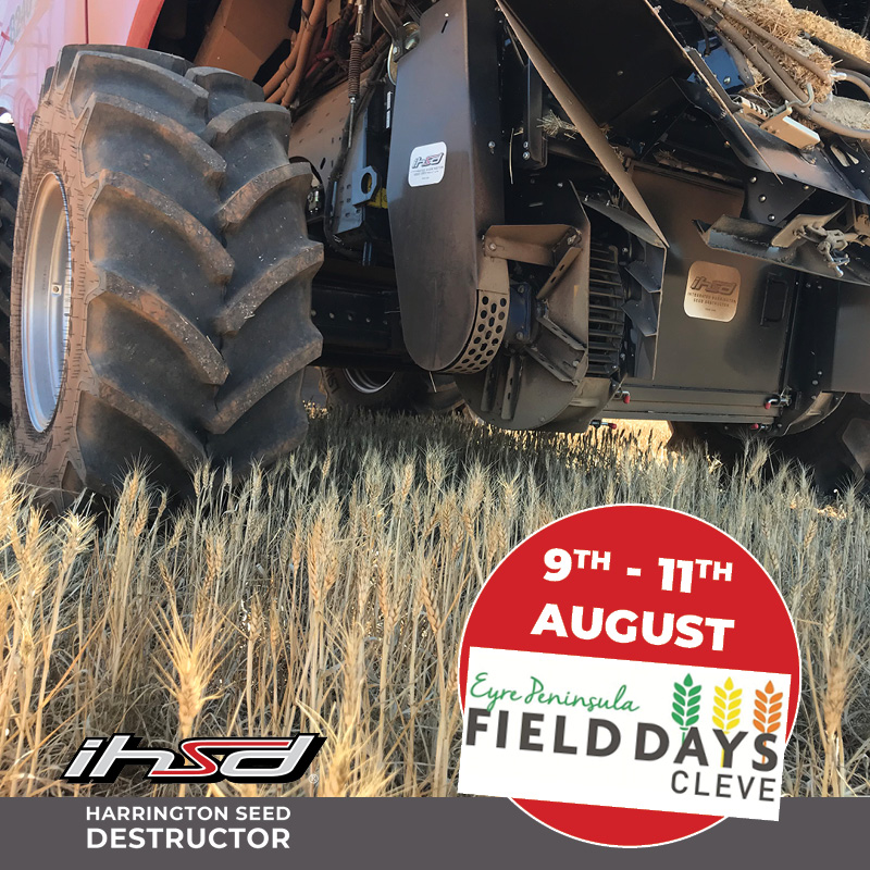 SeedDestructor's tweet photo. We will be at Eyre Peninsula Field Days next week 🎉🤩
Come and meet our product specialist. This is your chance to learn more about harvest weed seed control #HWSC? 🎯🌱
@ep_field_days
See you there 🤗
#iHSD #Harvest22 #SeedDestructor #SimplerBetter #Farming #GRDC #WeedSmart https://t.co/e5zEmjXCSc