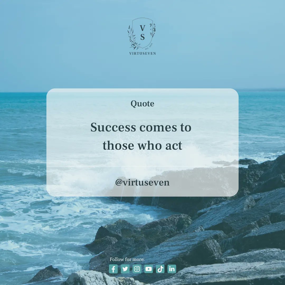 virtuseven's tweet photo. I firmly believe this quote. I also believe that there are numerous definitions and forms of success in life. A person's success is determined by how he or she defines it. 👨🏻‍💼

Visit us here: https://t.co/yWpYz8wbHv
#virtuseven  #quotes #sunday https://t.co/PjfGbr4Gnl