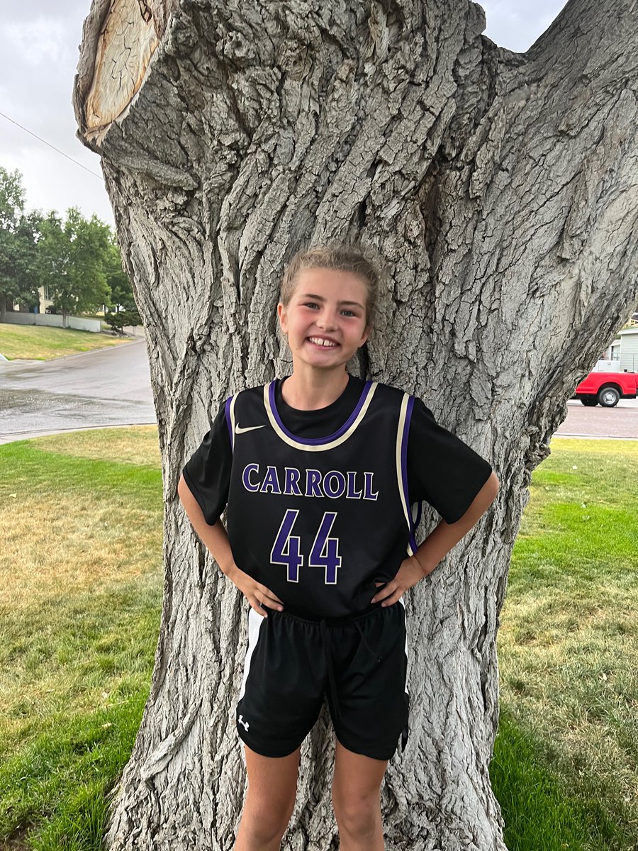 Kennedy had her eyes on this jersey from the very start of the Hoops for a Cause auction.  To top it off, she and her team had a great day on the court! 

Now she’s on a mission to have 
<a href="/coachrgsayers/">Rachelle Sayers</a>, <a href="/jamie_pickens/">Jamie</a>, and the rest of the <a href="/CCSaintsWBB/">Carroll College Women's Basketball</a> 
sign it.

<a href="/CoachRoss82/">Wes Ross</a>