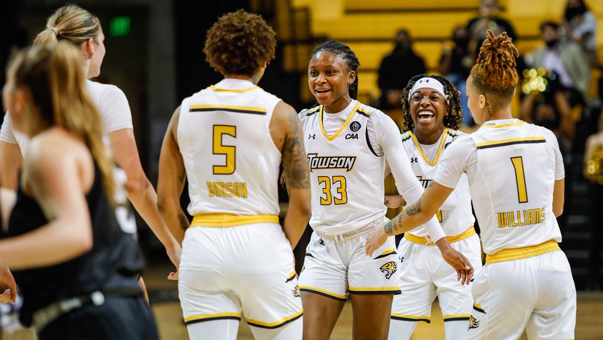 After an amazing conversation with
<a href="/CoachLHarper/">Laura Harper</a> l am extremely
excited to announce that I received an offer from Towson University
#GoTigers Thank you!!
<a href="/Towson_WBB/">Towson Women's Basketball</a> <a href="/Coach_Cabria/">Cabria Johnson</a> 
@coachdomo1 <a href="/BballTherapy/">Tony Murray</a>
<a href="/teamdurantgirls/">Team Durant Girls</a> @ESetonHoops