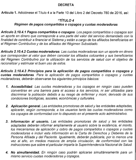 NormatividadCEL's tweet photo. DECRETO 1652/2022 Determinación del régimen aplicable para el cobro de pagos compartidos o copagos y cuotas moderadoras a los afiliados al Sistema General de Seguridad Social en Salud https://t.co/TNA7MfVvM4 https://t.co/MqGNFr7ZDW