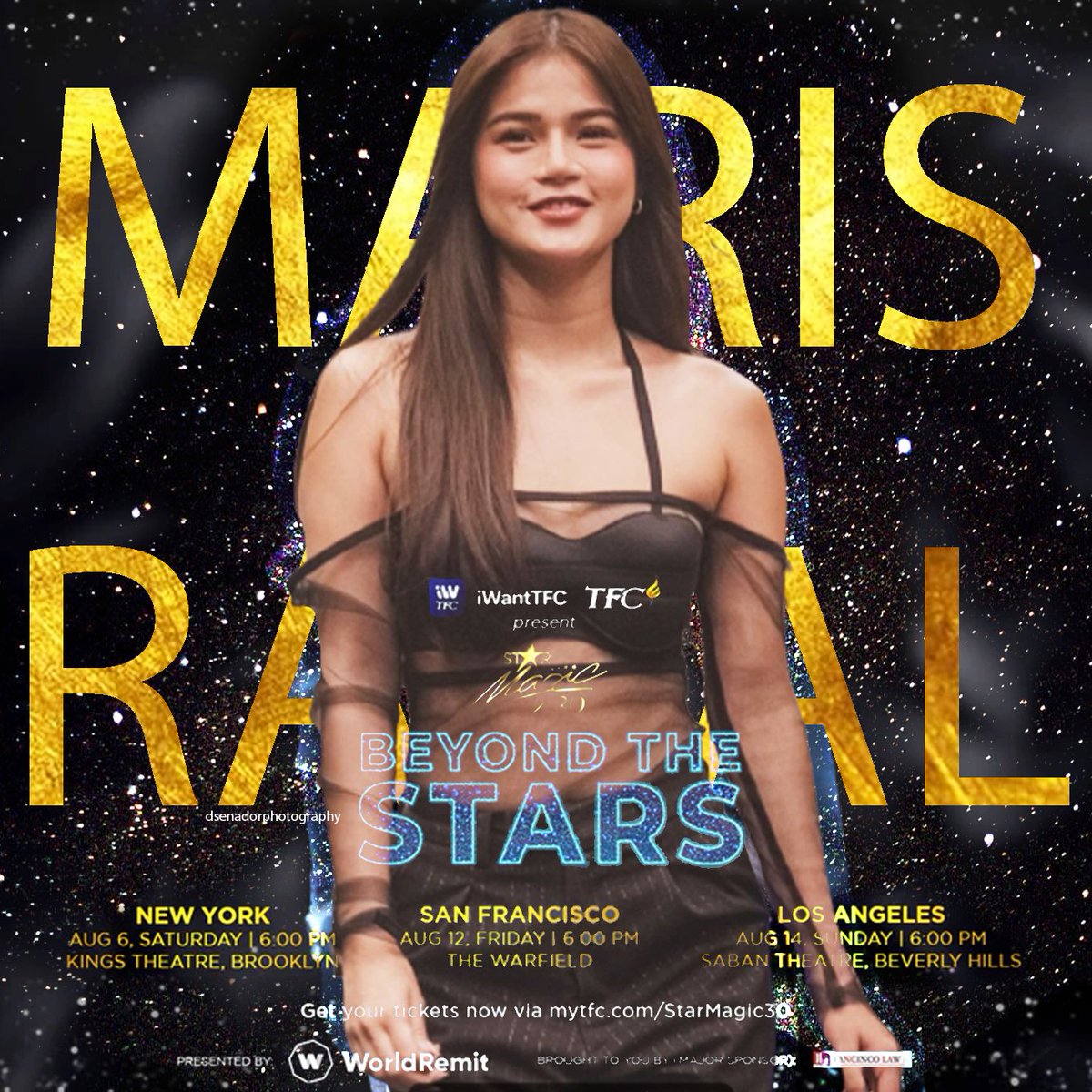 PROUD OF YOU MARIESTELLA 💫

<a href="/MissMarisRacal/">Maris Racal</a> #MarisRacal
#StarMagic30BeyondtheStars 
#StarMagic30thUSTour <a href="/starmagicphils/">Star Magic</a> 
<a href="/NhilaNhils/">Nhilanhils</a> <a href="/direklauren/">Direk Lauren</a> <a href="/iwanttfc/">iWant</a> 

📸 dsenadorphotography