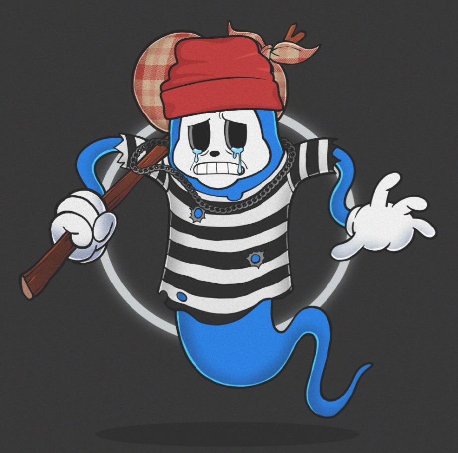 Devious_DeadNFT's tweet photo. New roles and some spins on the lore coming soon. Be sure to claim your roles in discord to join the correct GANG so when the time comes for our new weekly GANG FIGHT you can rep the right set. #buckethatgang #bluemancrew #chaingang https://t.co/N4FAoGs7BU
