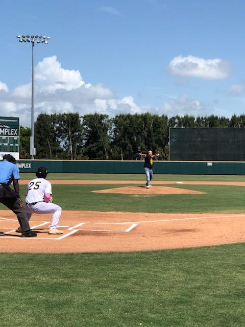 The final SDIRC community event for the day was the Play Ball event @ Jackie Robinson Training Complex. Children experienced a wonderful hands-on morning of baseball &amp; a game! Our outstanding <a href="/srhs_njrotc/">SRHS NJROTC</a> Presented the Colors. It was an honor to throw out the first pitch!