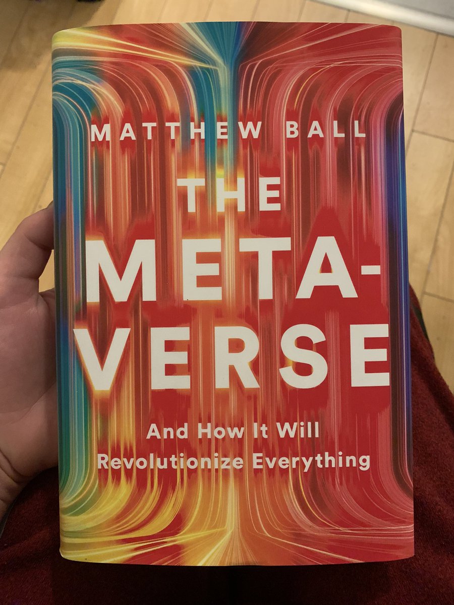 Just received this book by post. 💌 I’m so excited ! 😀 More knowledge, more power. 💪🏻 #metaverse
