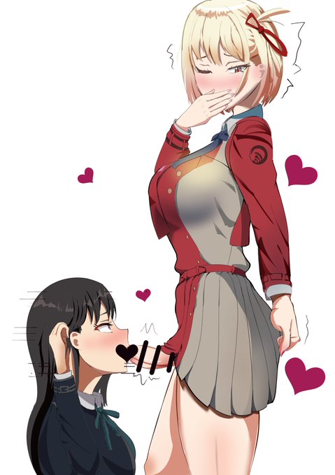 たきなの舌技に耐える千束も良いと思います 