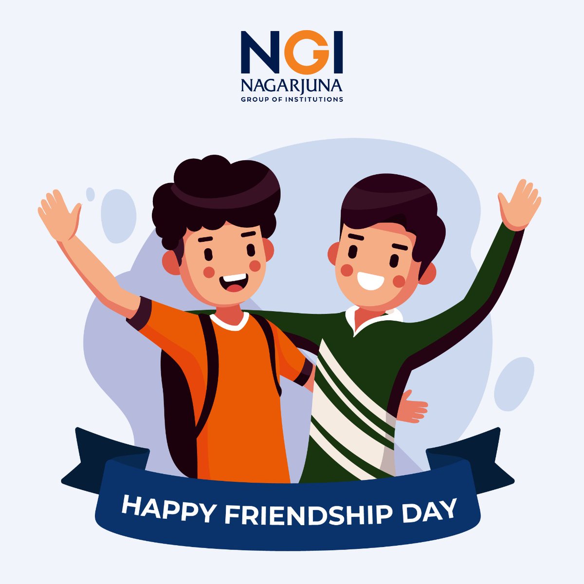 ncet_official's tweet photo. Happy friendship day to each and everyone 🎉🎉
#friendship #friendshipday #friendshipgoals #friend #friendships https://t.co/1Xc1V2O8my