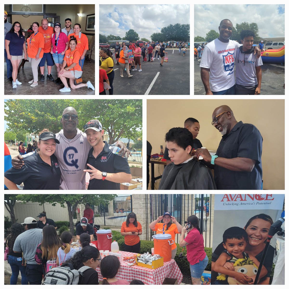 LevitesMusical's tweet photo. Thank you to all of our partners and volunteers for joining us in impacting the lives of over 500 families with students today in Austin, Texas at the Annual Back 2 School Bash.
We are better when we work together.
#BeTheChange #InspiringLives #SunCommunities #AustinStrong https://t.co/6SkhEUHBW3