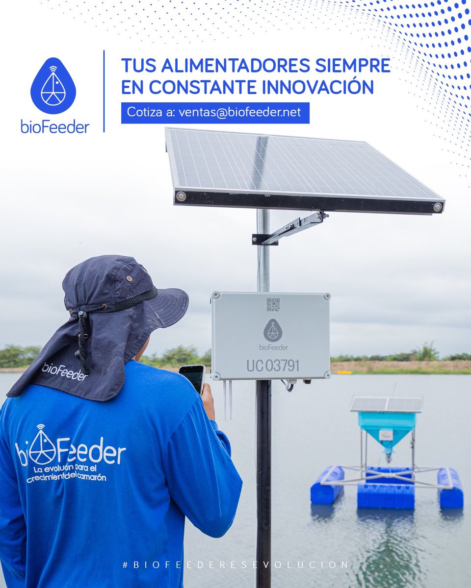 bioFeeder_Ec's tweet photo. En #bioFeeder nunca paramos 💪🏻🦐 Siempre estamos en constante innovación 🙌🏼 ¿Ya conoces nuestro nuevo alimentador automático y unidad central? 😮

Conoce todas las ventajas de incluirlos en tus camaroneras enviándonos un mensaje ⬇️

Cotiza ahora

#acuicultura https://t.co/Kr8Qq47Leg