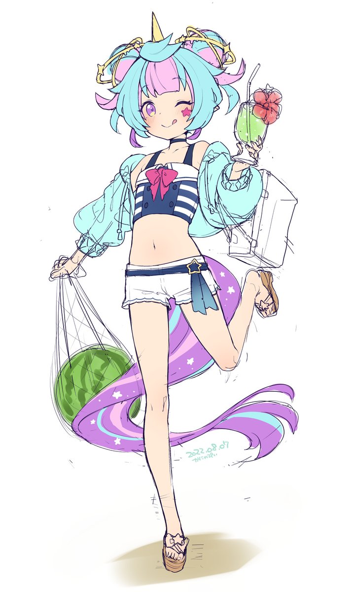 なつ～
#ユニココアート 