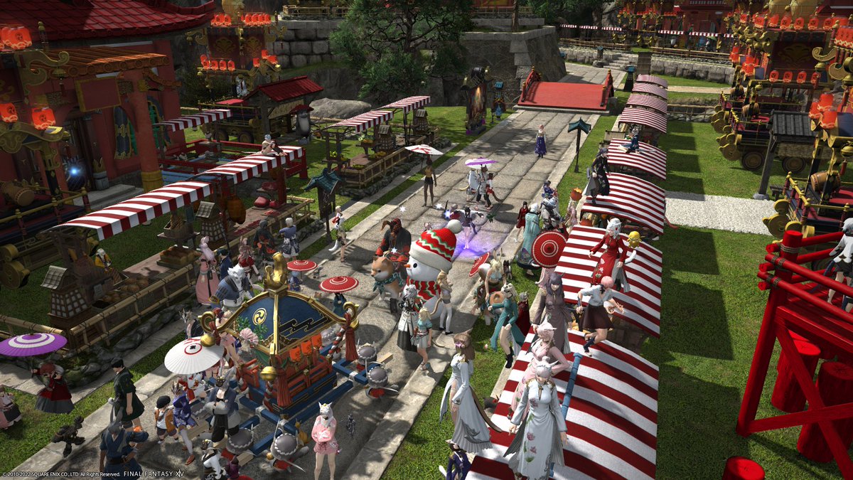 kilala_c_ifrit's tweet photo. #FF14 #FFXIV #FCNI
FC交流会② #アレキ夏祭り2022
街ぐるみのお祭りですごい賑わい!開放されてるお宅はむちゃくちゃ凝った作りですごい~!(語彙力…)
シロガネに行けない人にはタクシーも用意してくださる親切仕様!主催者のかたと街の皆様に感謝です!一日では遊びきれないのでまた行きます~ https://t.co/EwzmrBn5ak