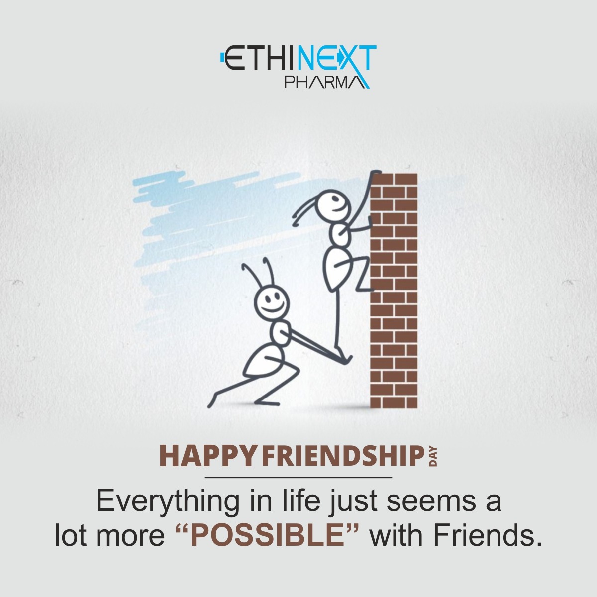 Ethinext's tweet photo. ✨ Anything is possible when you have the right people there to support you.We should be lifting each other and cheering each other on.🥳 Let's root for each other and watch each other grow...😇
Wishing you all a very #HappyFriendshipDay 🧑‍🤝‍🧑🧑🏿‍🤝‍🧑🏼👩🏿‍🤝‍👩🏼👩🏿‍🤝‍👨🏼 
#Friendshipday #EthinextPharma https://t.co/SOVPBrAExv