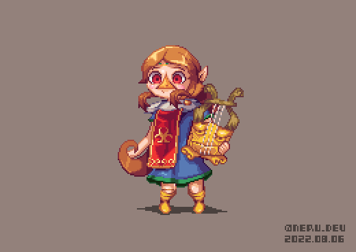 Neru (@neru_dev) on Twitter photo The best #Bard for today's <a href="/Pixel_Dailies/">Pixel Dailies</a>
#Pixel_Dailies #pixelart #Pixel #aseprite #ドット絵 #Medli #TheLegendOfZelda #Zelda #WindWaker The best #Bard for today's <a href="/Pixel_Dailies/">Pixel Dailies</a>
#Pixel_Dailies #pixelart #Pixel #aseprite #ドット絵 #Medli #TheLegendOfZelda #Zelda #WindWaker