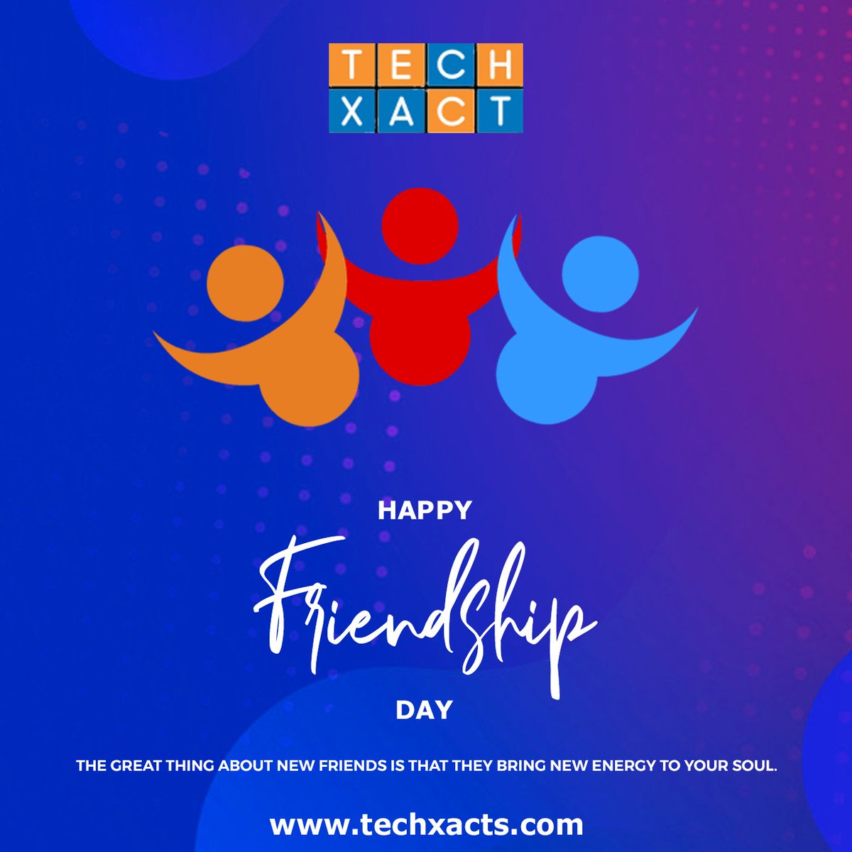 Techxacts's tweet image. #Techxact Wishing you a happy friendship day.

#friendshipday #happyfriendshipday #friendsforever  #friendship #FriendshipDay #friendsday #friendshipday2022