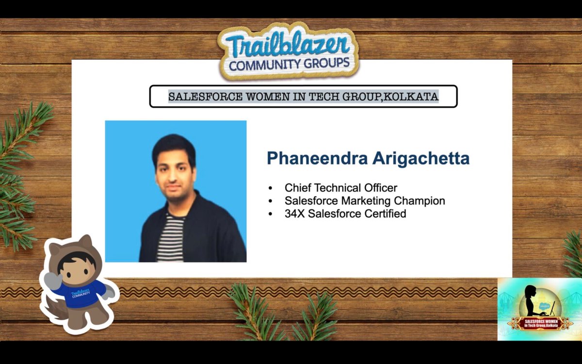 witkolkata's tweet photo. We've have started session-1 of Mobile Studio .
Come and join us to know more about the workshop and the wonderful Salesforce Marketing Cloud🔥
Join here: https://t.co/HMrL31wLXQ
#TrailblazerCommunity #witMC #witkolkata https://t.co/U9xo3Wmw8E