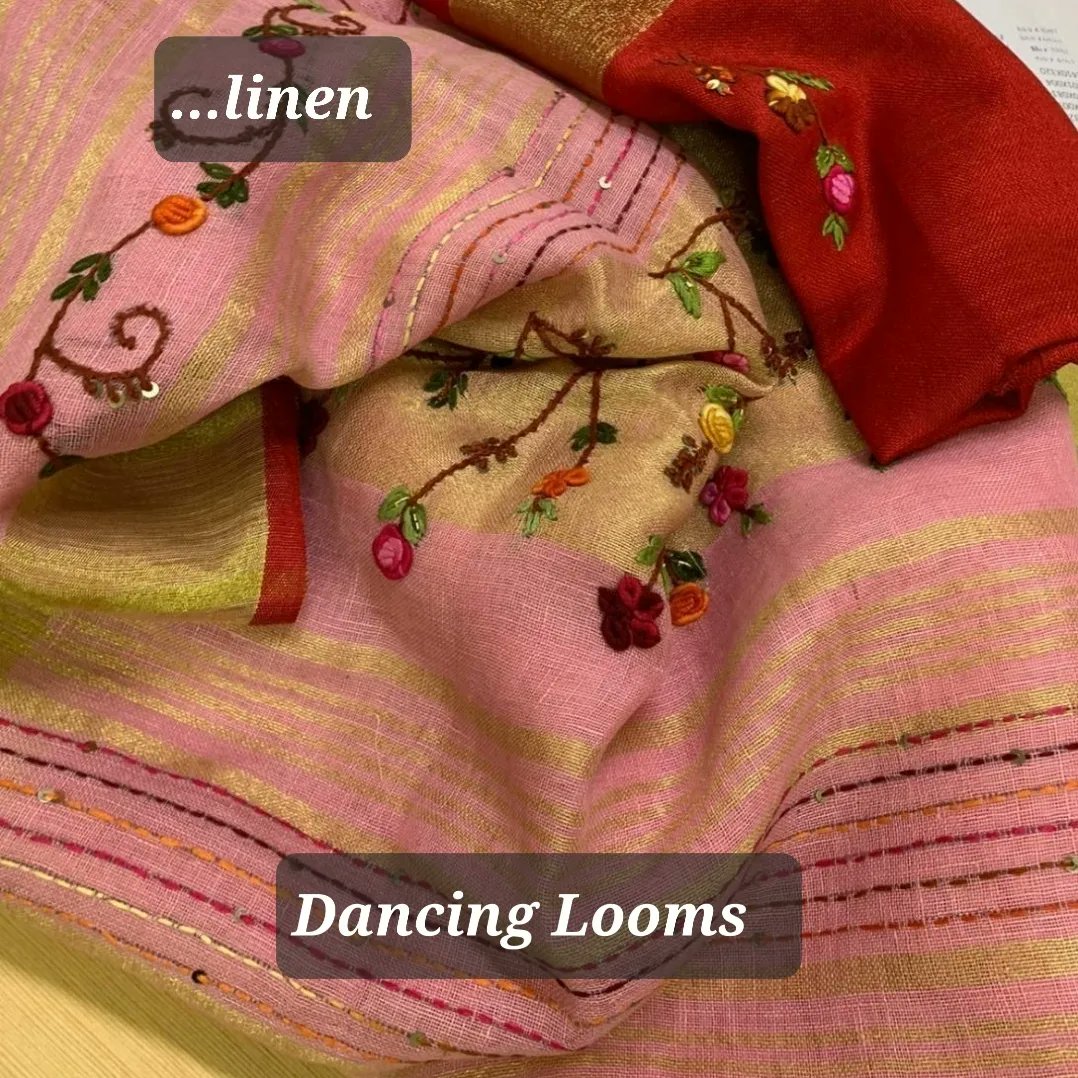 DancingLooms's tweet photo. #DancingLooms brings you exclusive handloom weaves in: #khadi, #silk, #linen etc. An initiative that works at grassroots level to provide livelihood to indigenous weavers by bringing them together under 'community learning centers'. 
#NationalHandloomDay
#traditional
09987823974 https://t.co/TCb56HlFYe