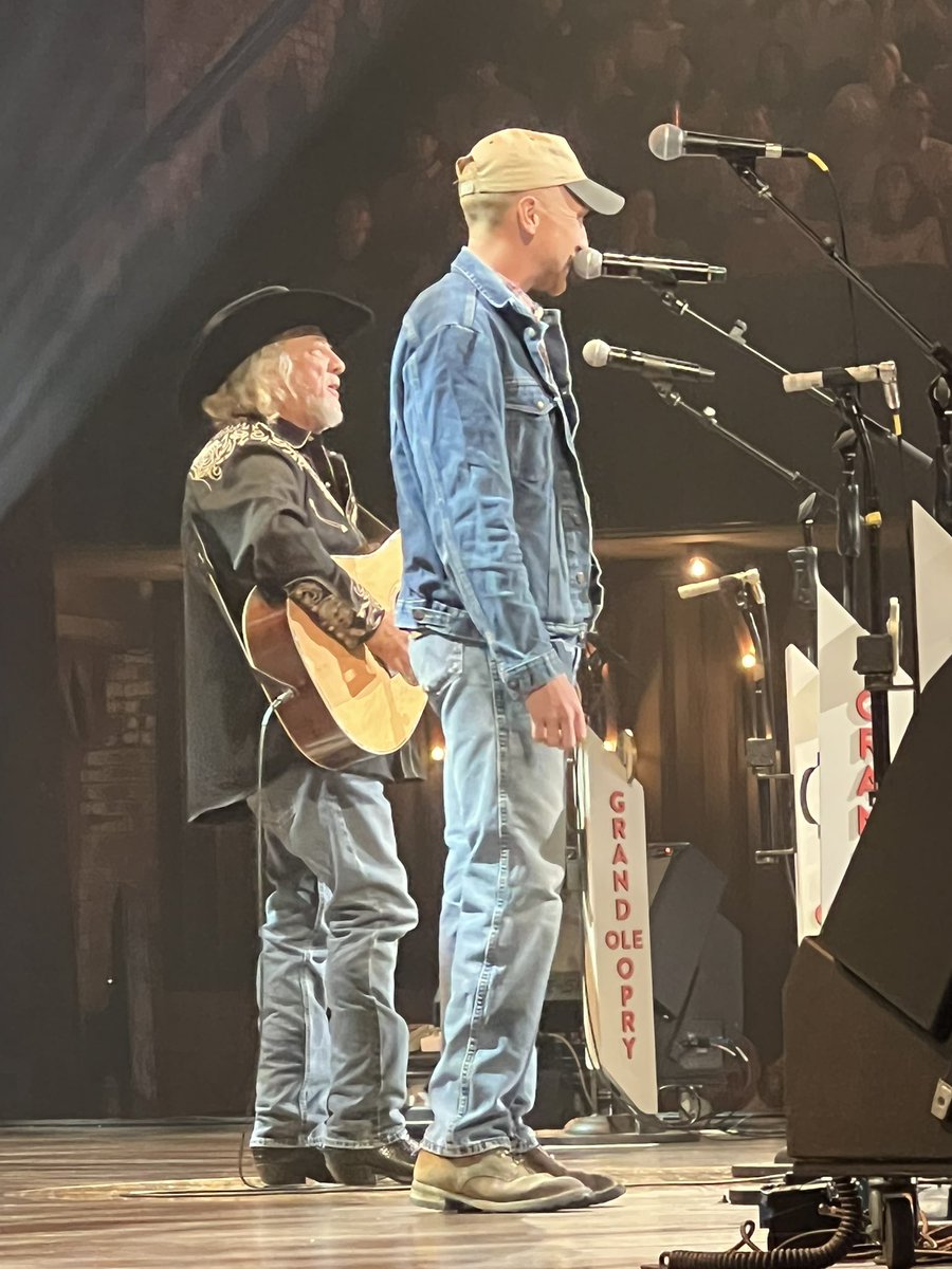 acwjohnson's tweet photo. Oh what a night @opry with Tyler Childers and John Anderson https://t.co/6sIxApy2JJ