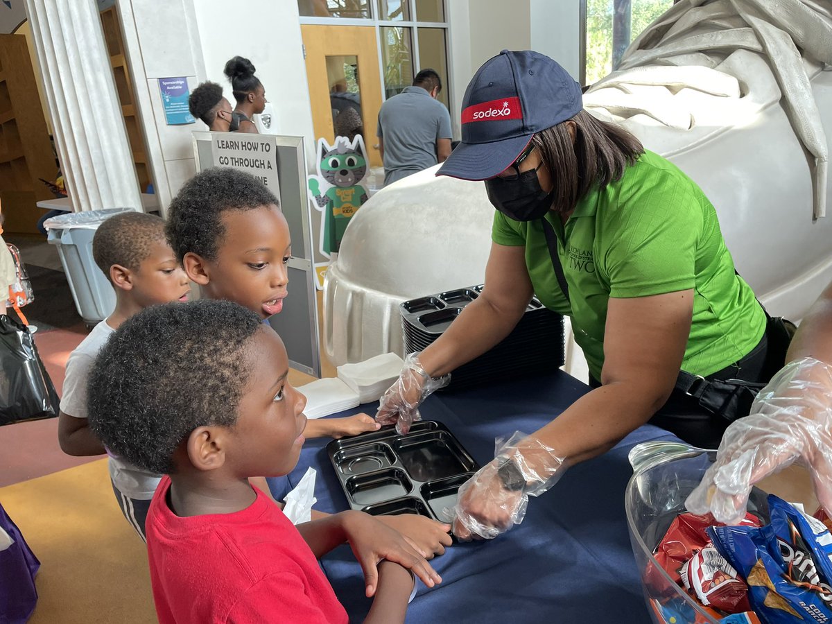 Kindergartners rocked the Richland Two lunch line at EdVenture